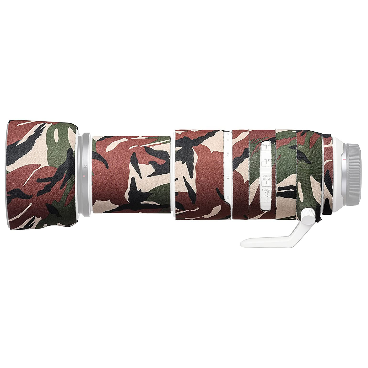 Protector de objetivo Easycover Lens Oak para Canon RF 100-500mm F4.5-7.1L IS USM camuflaje verde - Farbe: Green Camouflage