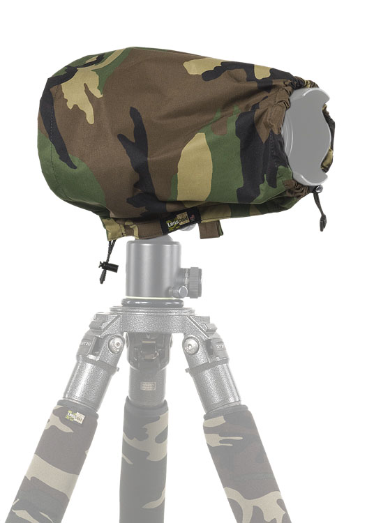LensCoat RainCoat Rain Sleeve Small Regenschutz - Farbe:  Forest Green Camo LensCoat