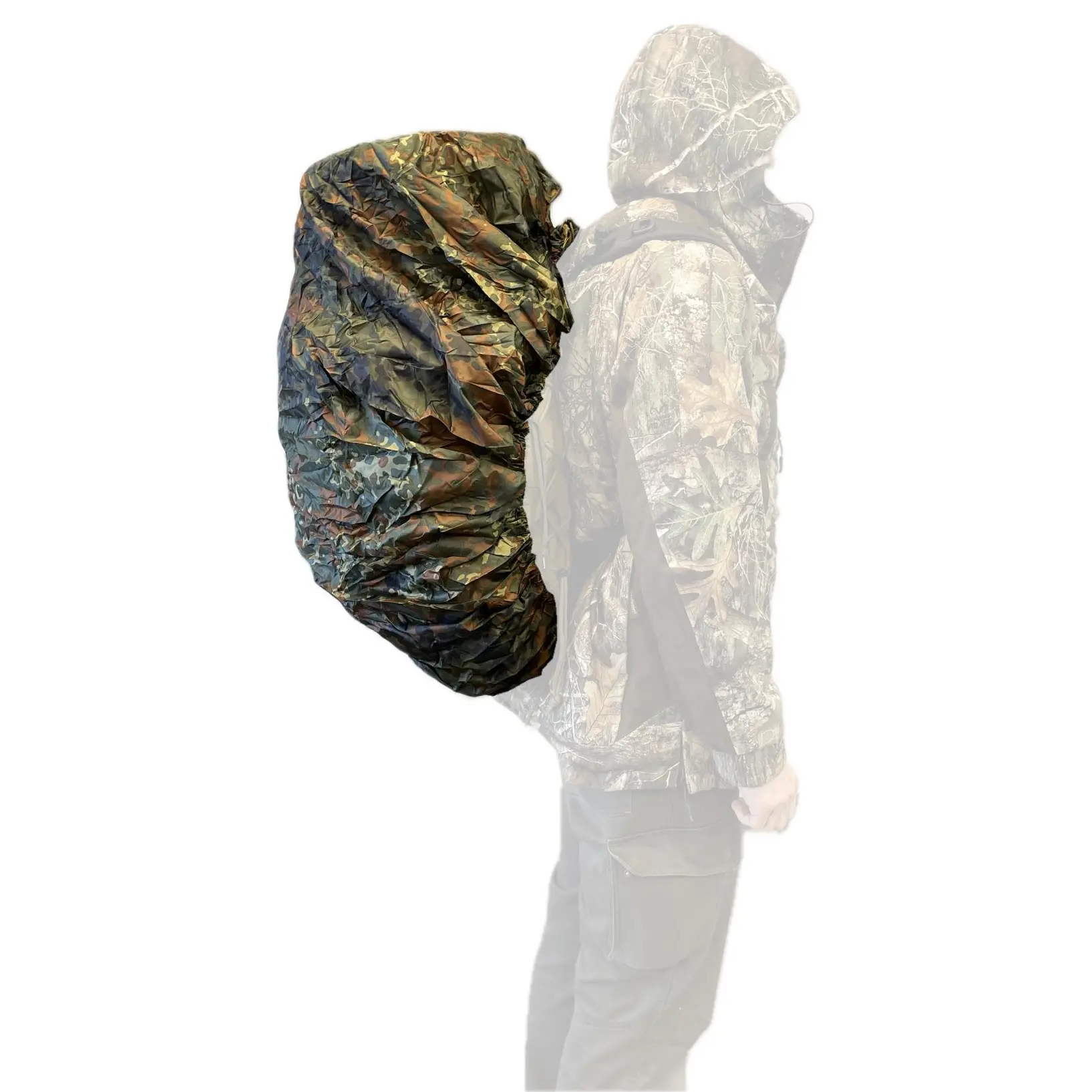 MIL-TEC backpack cover, rain & dust protection (up to 130 l | 60 x 95 cm) CCE camouflage - Pattern: CCE Tarn