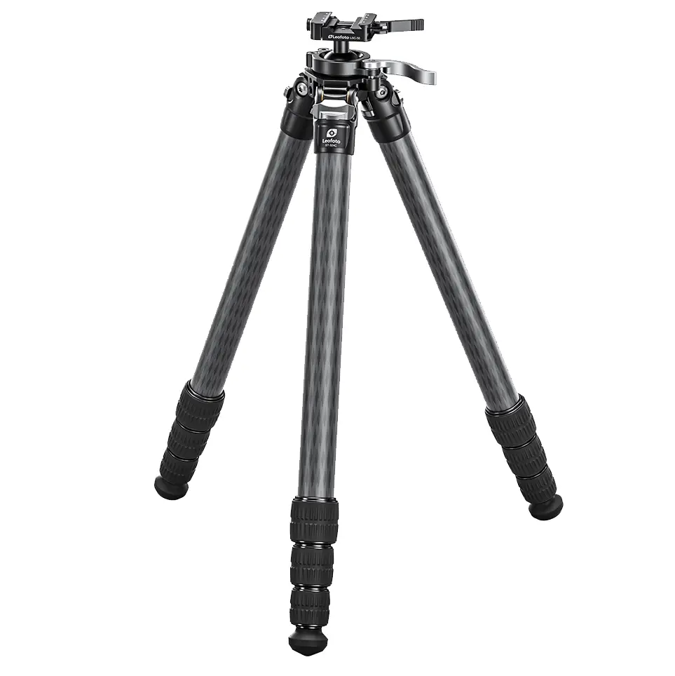 Leofoto ST-364C Karbon Dreibeinstativ mit integriertem Kugelkopf (Arca & Picatinny)