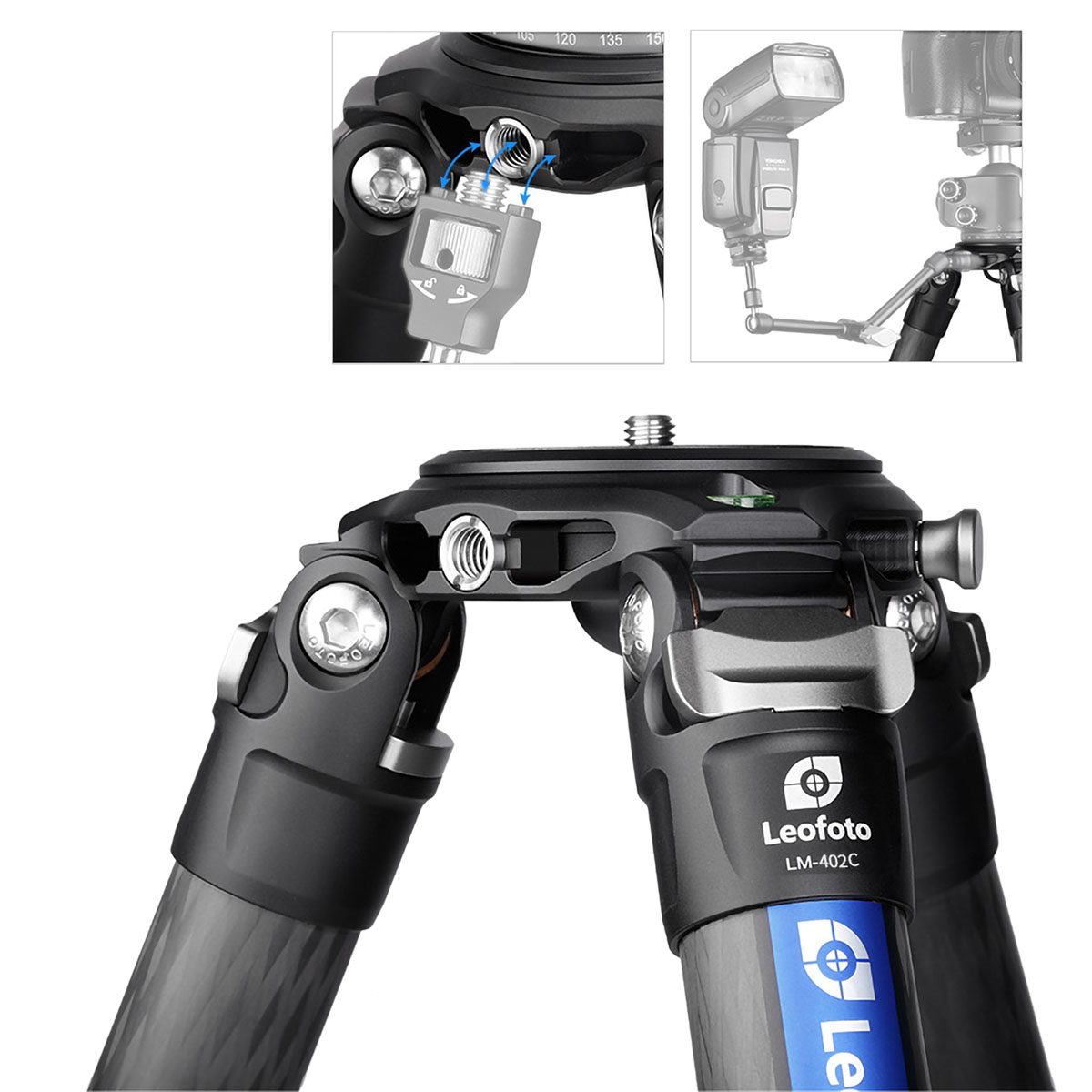 Leofoto LM-402C Summit carbon tripod