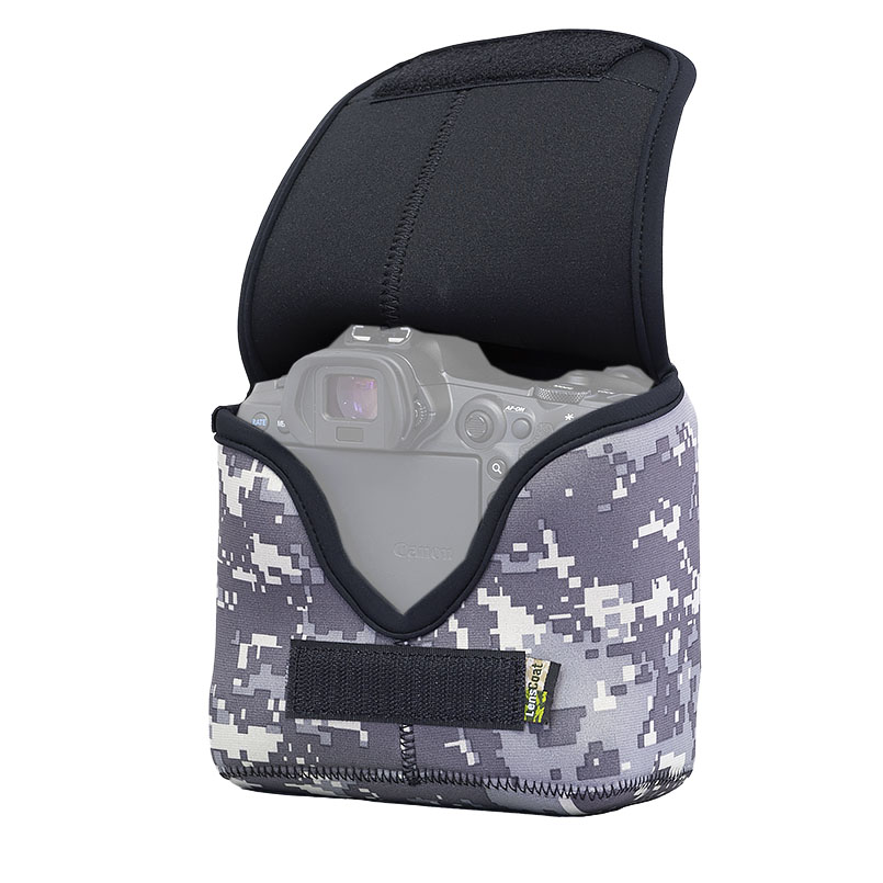 LensCoat Kameratasche BodyBag R für Canon EOS R, R5, R6 mit Batteriegriff - Digital Camo - Farbe:  Digital Camo LensCoat