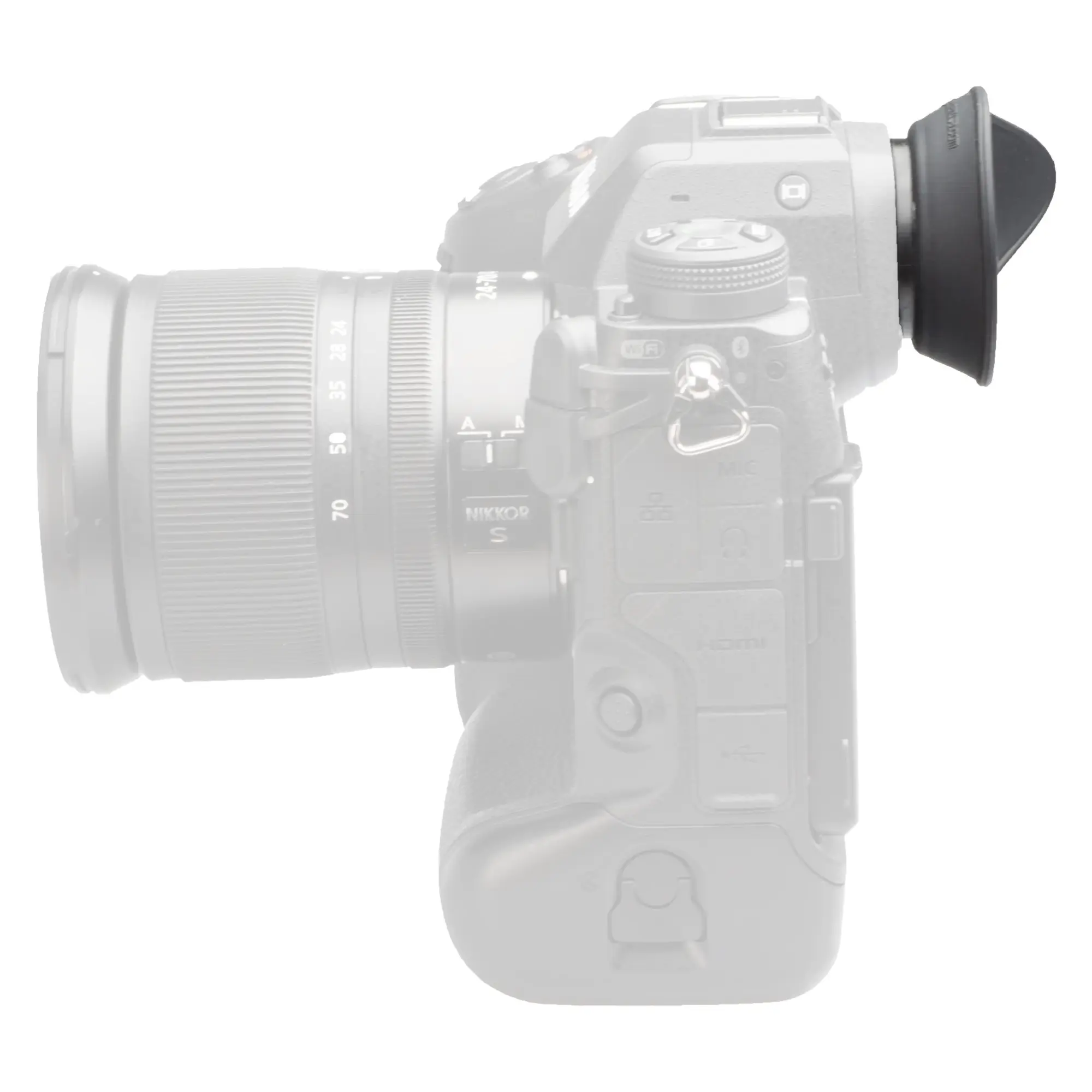 Hoodman Augenmuschel für DK-33 kompatible Kameras (Nikon Z8, Z9, Zf) Standardausführung - HoodEye Augenmuschel: Standardausführung