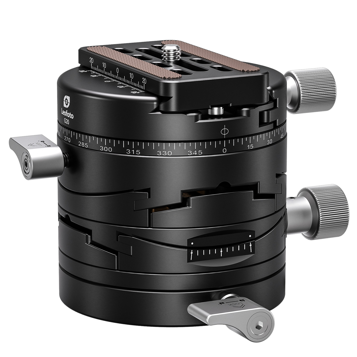 Leofoto G20 3D geared panoramic head