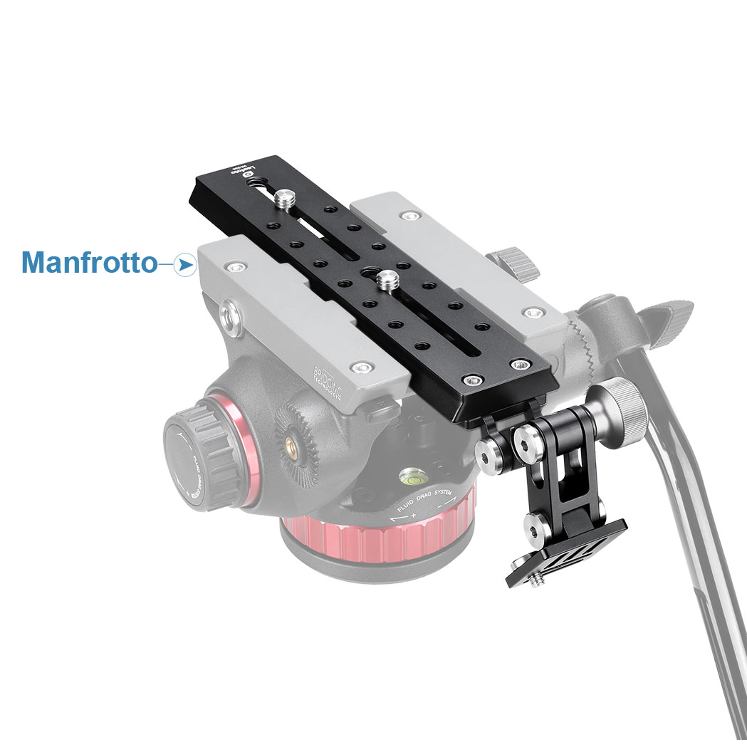 Leofoto VR-220 telephoto rail with Sachtler/Manfrotto dovetail profile