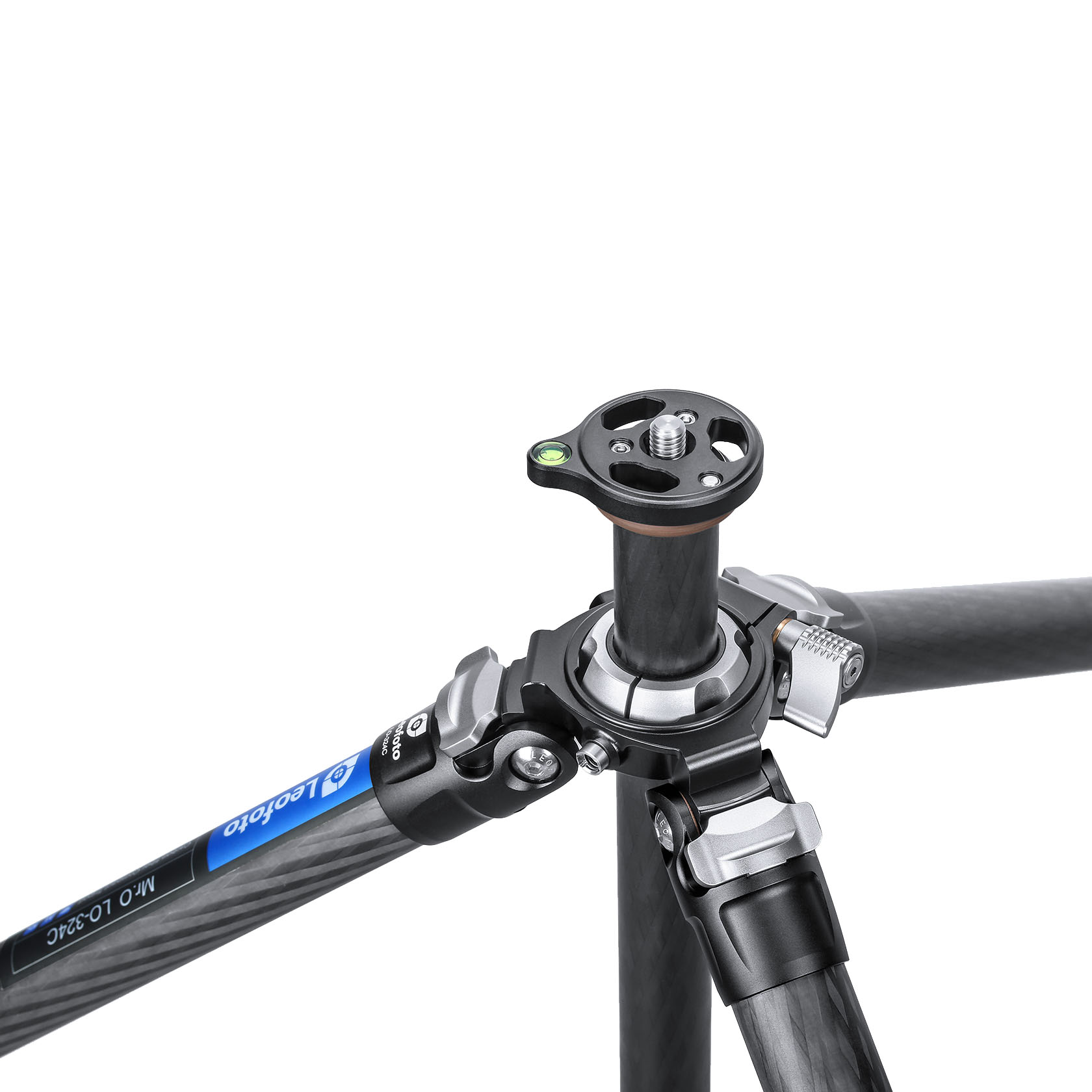 Treppiede in carbonio Leofoto LO-324C con colonna centrale livellabile