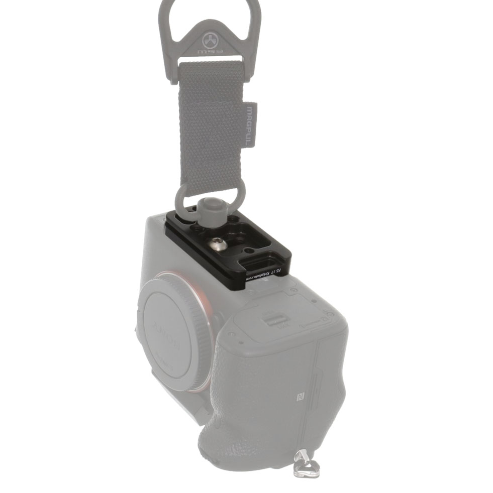 Kirk PZ-17 universal camera plate with QD mount