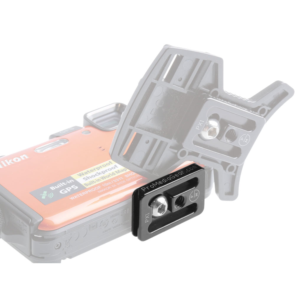 ProMediaGear PX1 Universal-Schnellwechselplatte 25.4 mm ohne Verdrehschutzanschlag