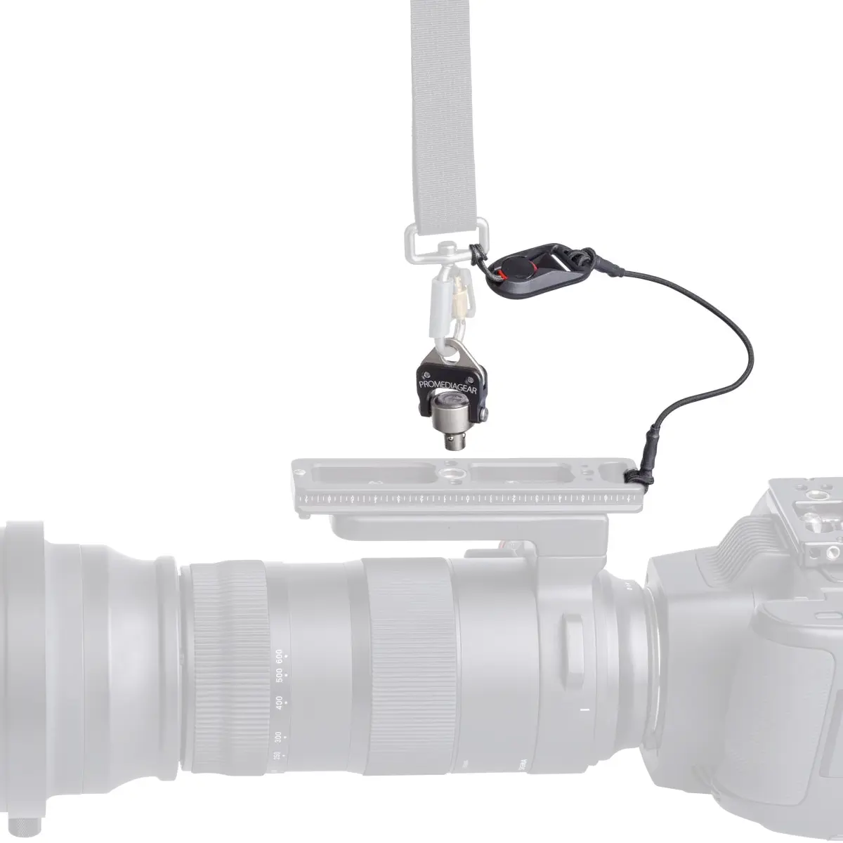 ProMediaGear QDP1 - Conector QD Plug para correas de cámara y mosquetones