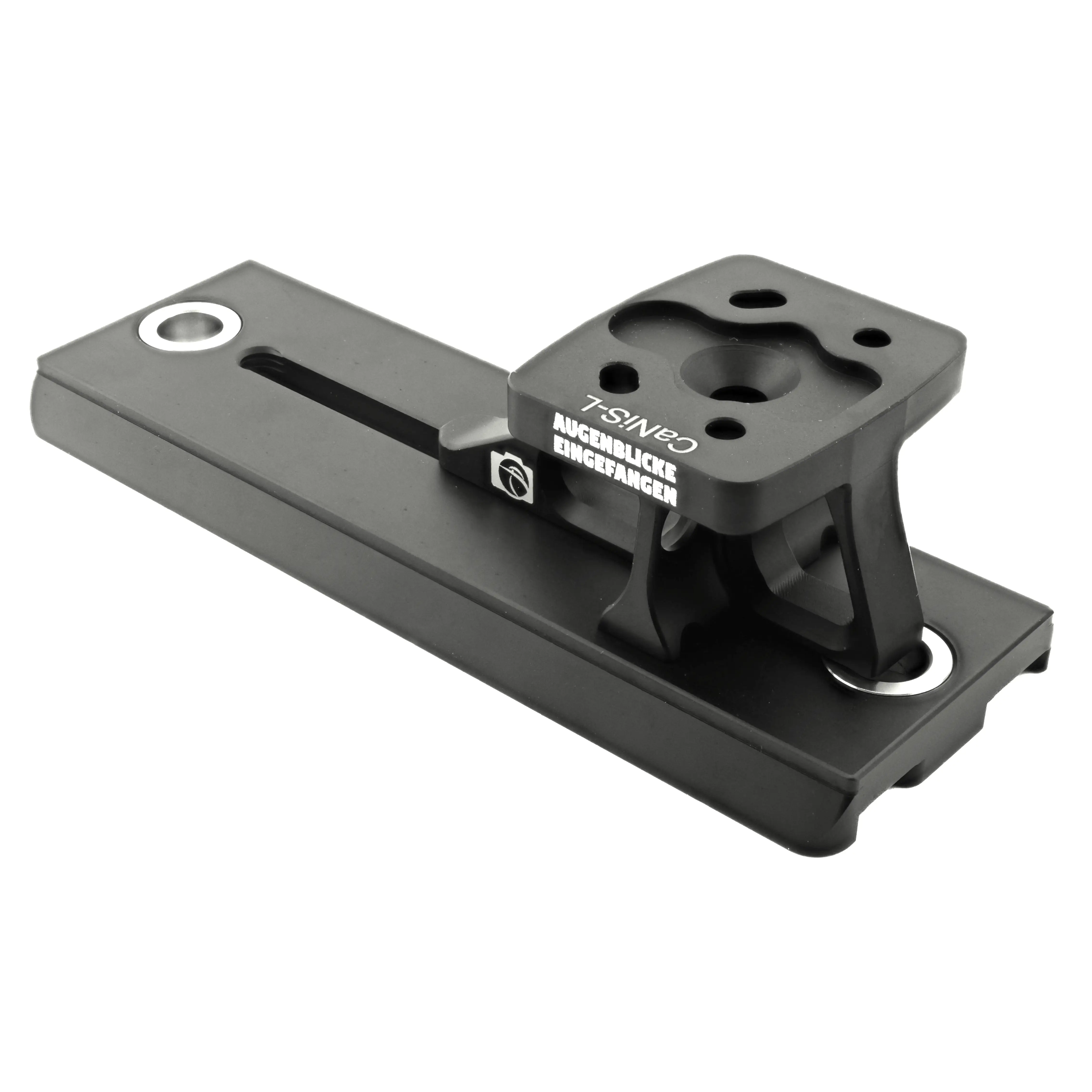 Modularer Objektiv-Ersatzfuß CaNiS-L 140 für Nikon-Canon-Sony-Sigma-Objektive - Videoplatte VP-140 (140 mm) 2 x QD - Objektiv-Platte: Videoplatte VP-140 (140 mm) 2 x QD | Objektiv-Sockel: Canon / Nikon / Sony / Sigma (hoch)