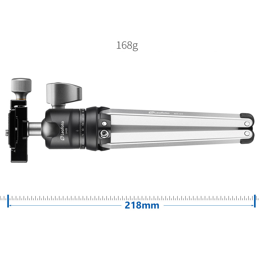 Leofoto MT-01+LH-25 mini tripod with LH-25 ball head