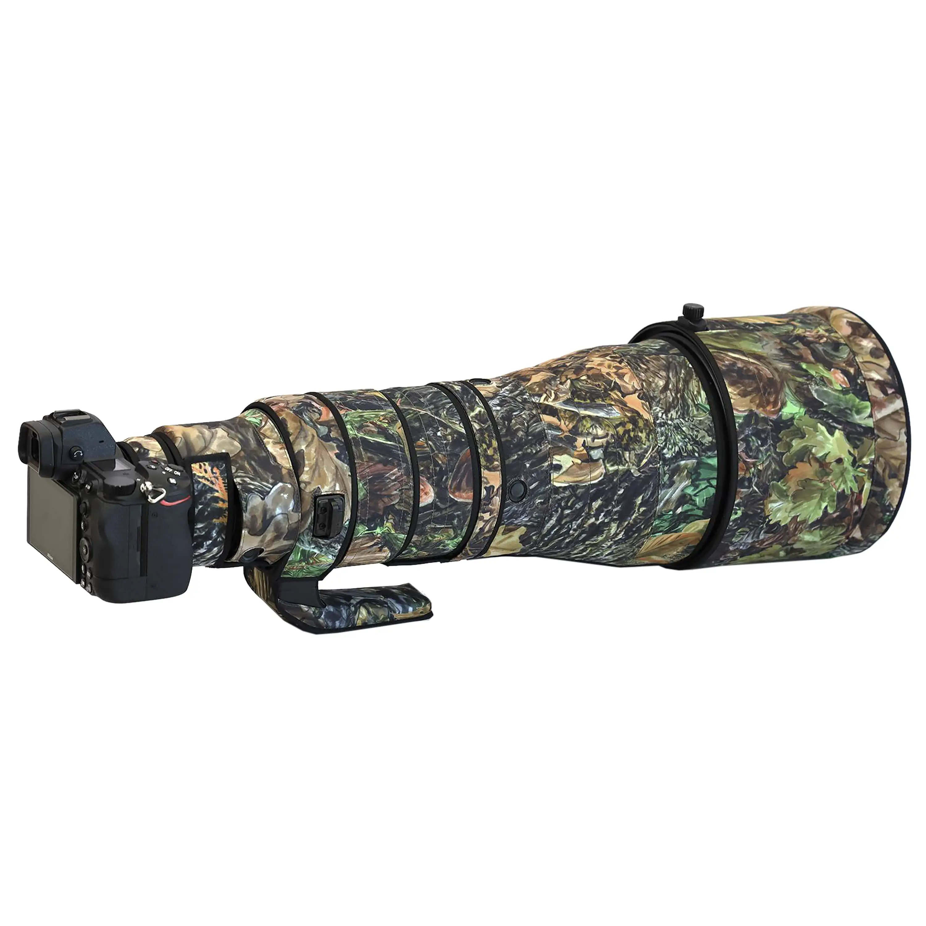 ROLANPRO protection d’objectif pour Nikon Z 600 mm f/4 TC VR S - camouflage & imperméable