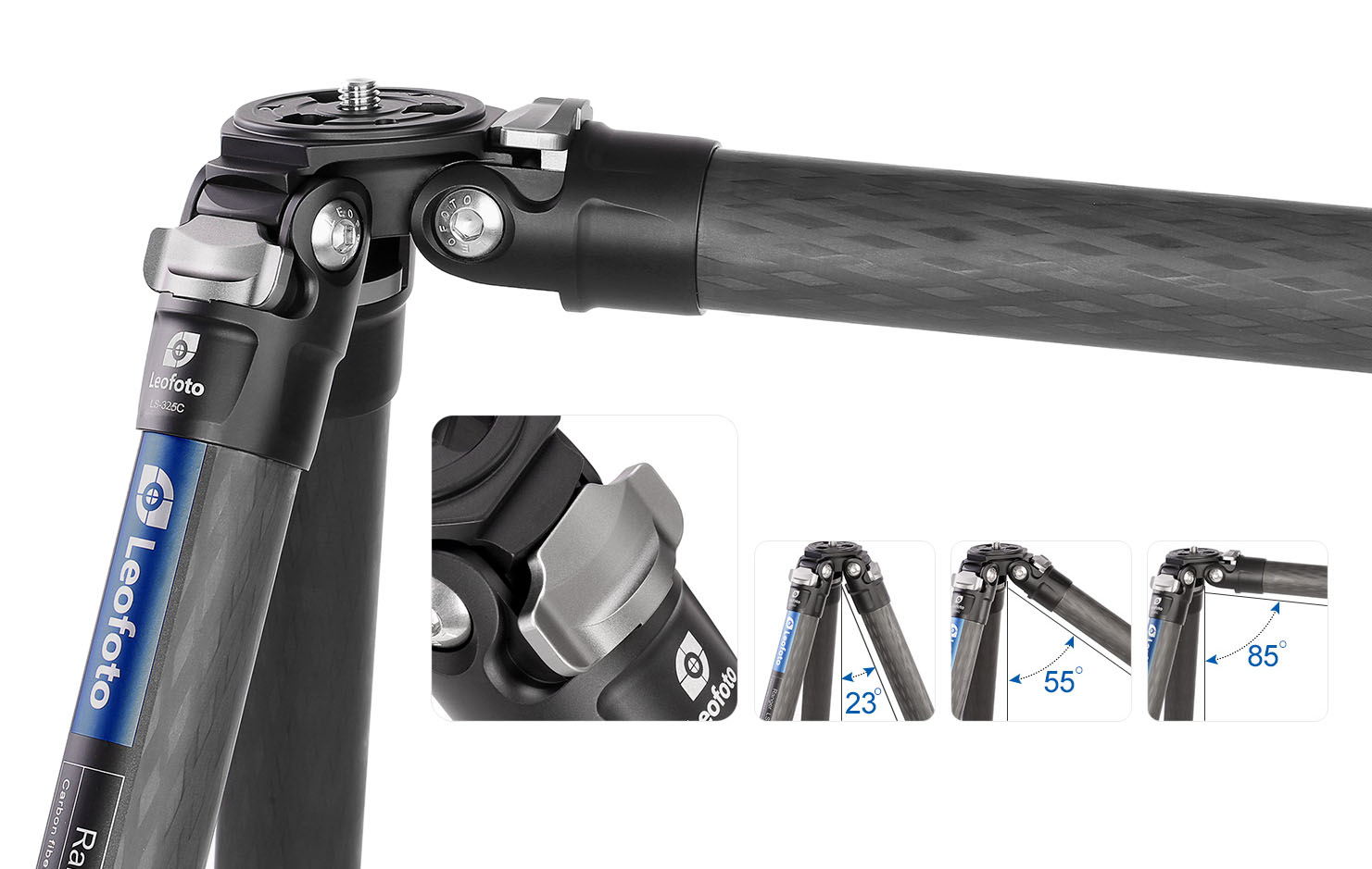 Leofoto Ranger LS-285C Karbon-Stativ mit Kugelkopf LH-36