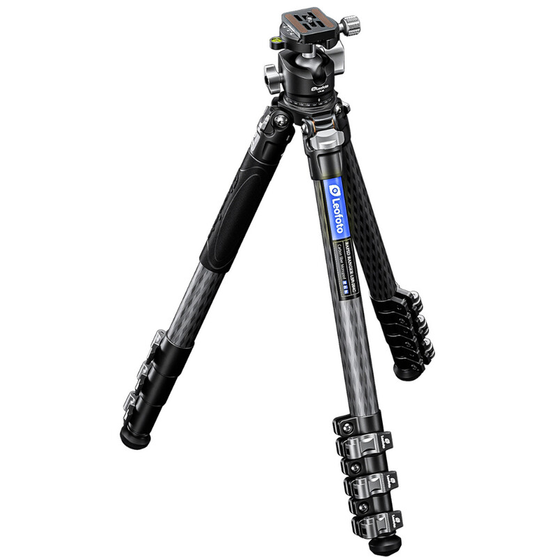 Leofoto Rapid Ranger LSR-284C Karbon-Stativ (Flip-Lock) mit LH-30 Kugelkopf