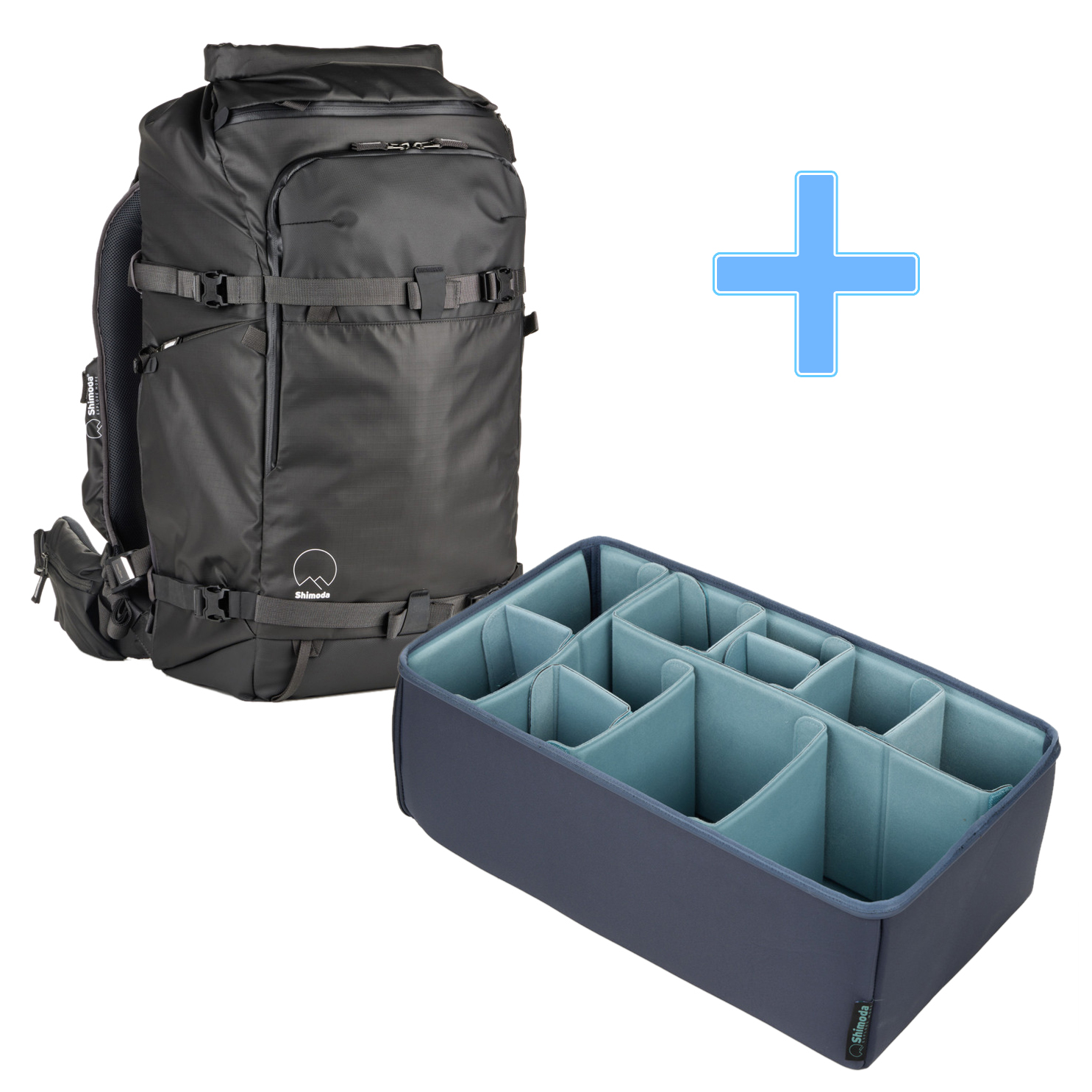 Shimoda Rucksack Big Kit Action X70 HD Rucksack Black + CORE UNIT DV - XXL