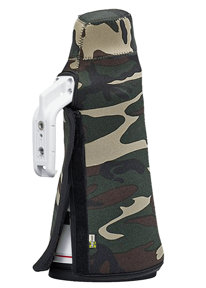 LensCoat TravelCoat für Canon EF 400mm f/2.8 L IS III ohne Sonnenblende - Farbe:  Forest Green Camo LensCoat