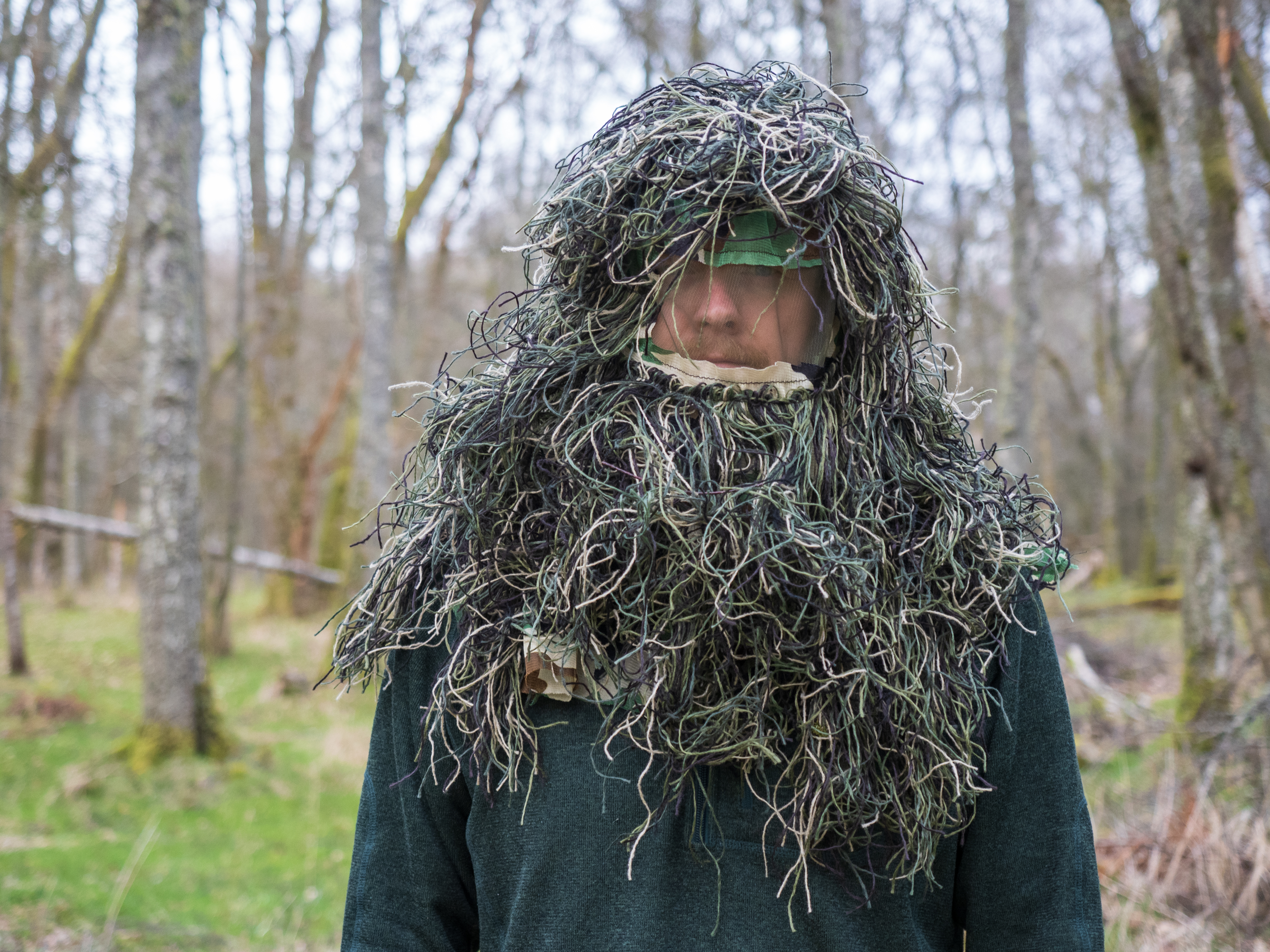 Tragopan Ghillie Gesichtsmaske