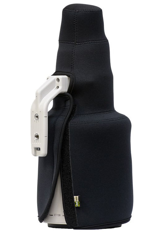 LensCoat TravelCoat für Canon EF 500mm f/4 L IS II mit Blende, Schwarz