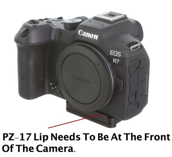 Kirk PZ-17 universal camera plate with QD mount