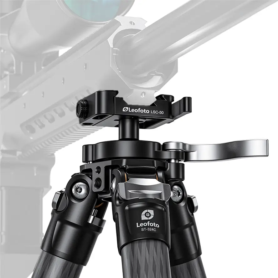 Leofoto ST-324C trípode de carbono de tres patas con rótula integrada (Arca y Picatinny)