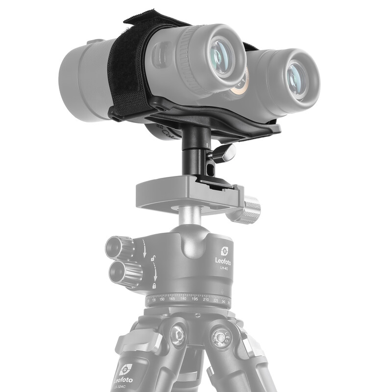 Leofoto BC-04 binocular mount with quick-release profile