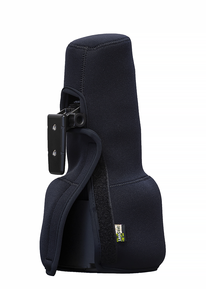 LensCoat TravelCoat für Nikon 500mm f/5.6E PF ED VR mit Sonnenblende Schwarz - Farbe:  Schwarz LensCoat