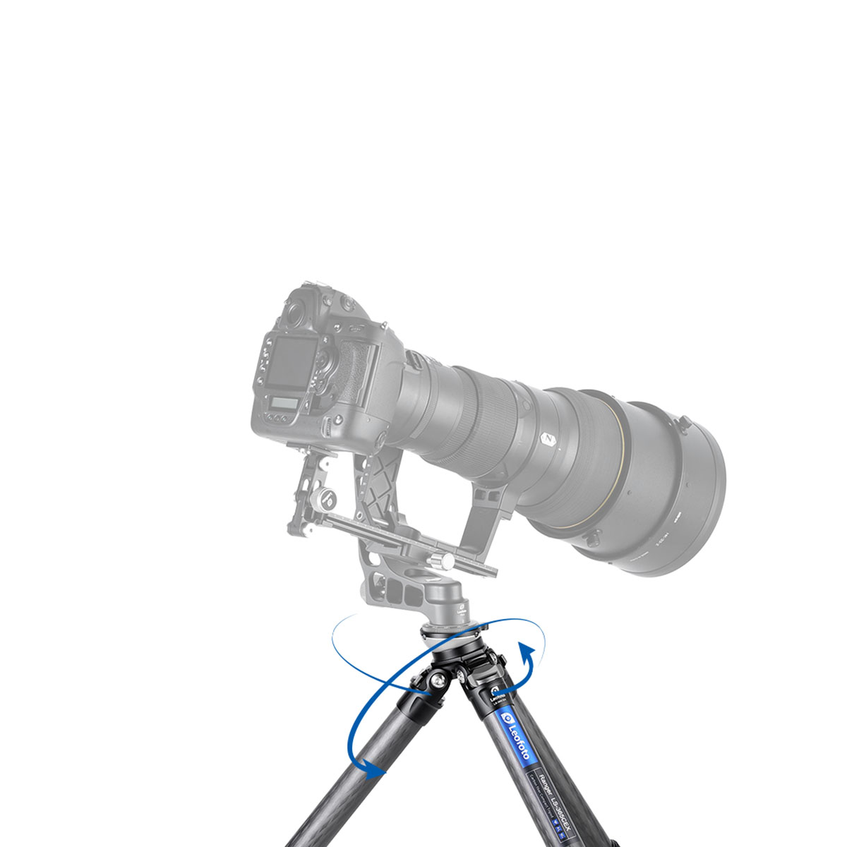 Leofoto LS-365CEX Ranger Karbon Stativ mit integrierter Nivellierung