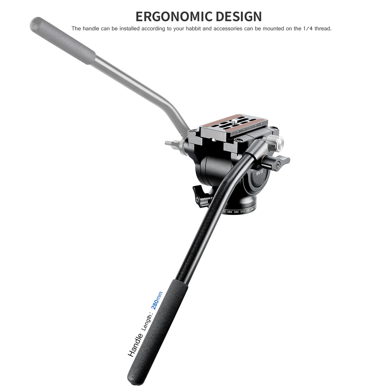 Leofoto BV-5  Fluid-Videoneiger