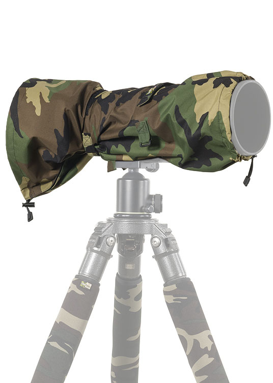 LensCoat RainCoat Rain Sleeve Regenschutz Large - Farbe:  Forest Green Camo LensCoat
