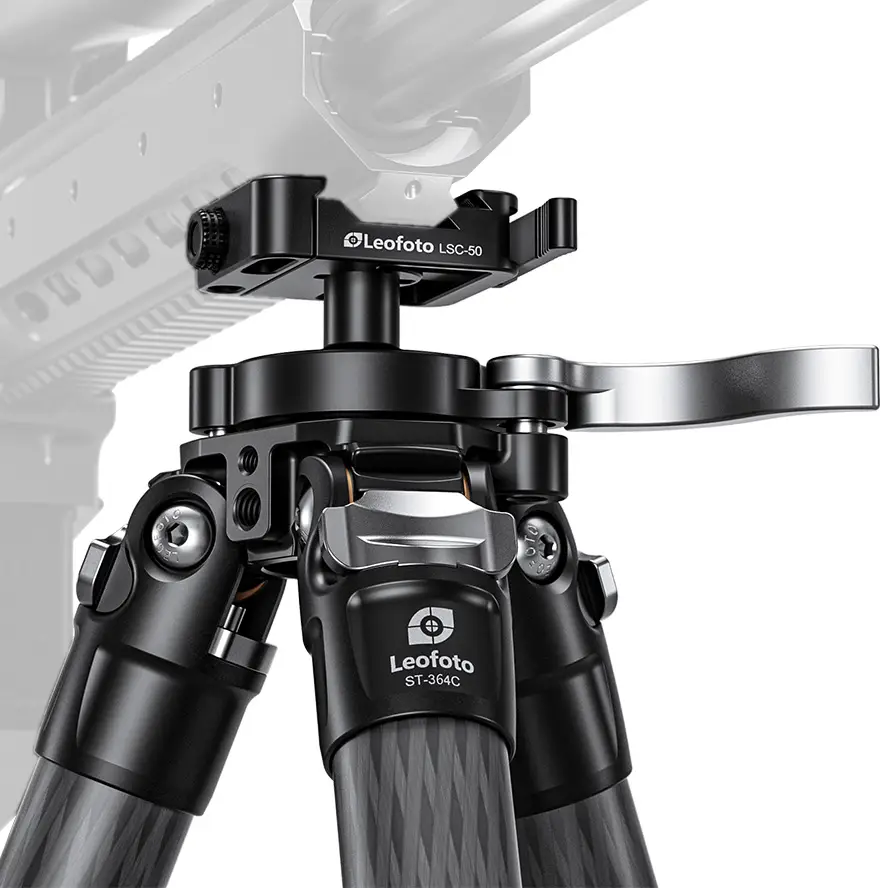 Leofoto ST-364C trípode de carbono de tres patas con rótula integrada (Arca y Picatinny)