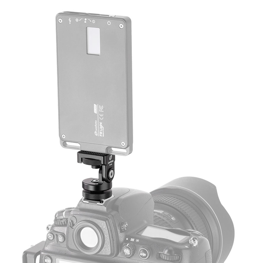 Leofoto FA-06 flash shoe adapter with swivel and tilt function