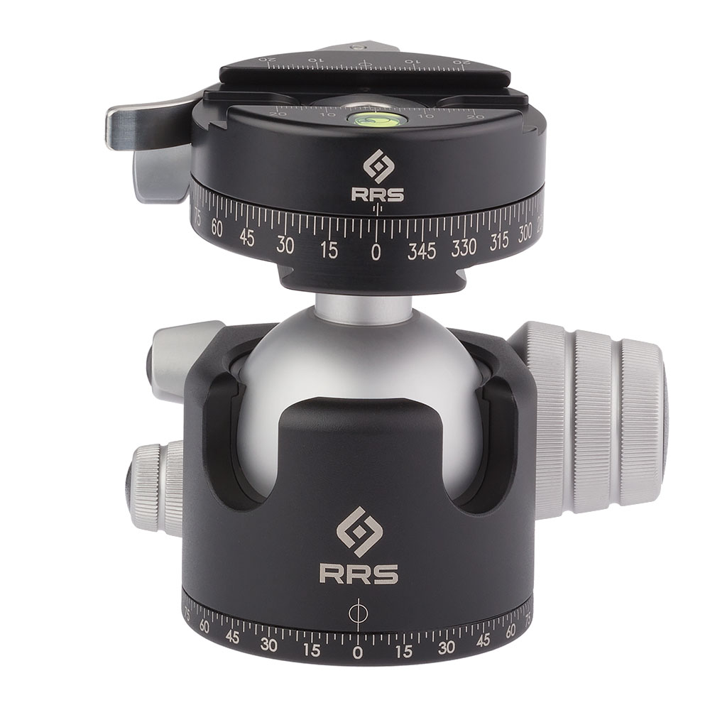 Testa a sfera Really Right Stuff BH-55 PCLR con morsetto panoramico a sgancio rapido