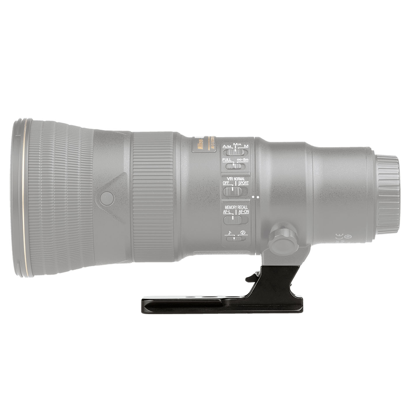 Really Right Stuff LCF-11 replacement foot for Nikon 70-200mm f/2.8E FL ED VR (2016) & Nikon 500 mm f/5.6E