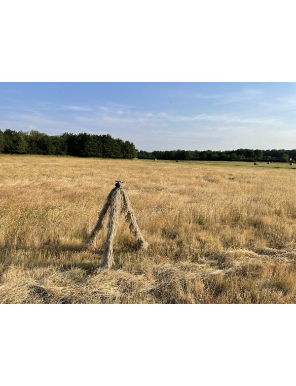 Tragopan Ghillie Beige mimetizzazione per gambe del treppiede (set da 3)