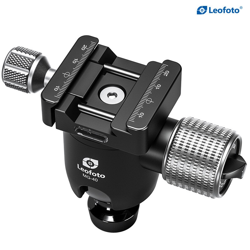 Leofoto MG-40 Kugelkopf MG-40 mit Aufnahme für Arca-Style -& Picatinny-Profil