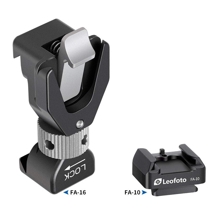 Leofoto FA-16 adapter + FA-10 V quick release plate