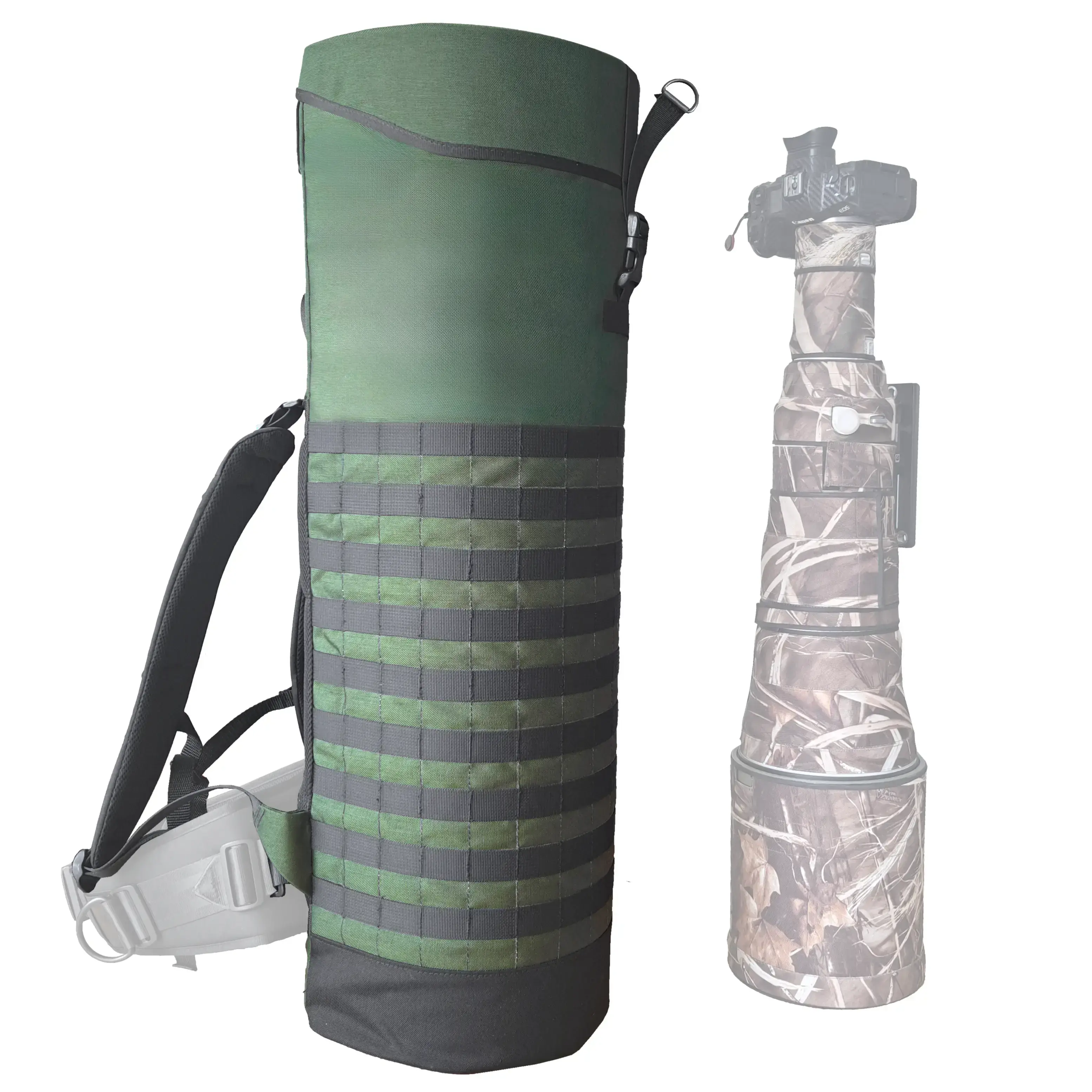 Manni - Bereitschaftsrucksack für Super-Tele-Objektive ohne Hüftgurt