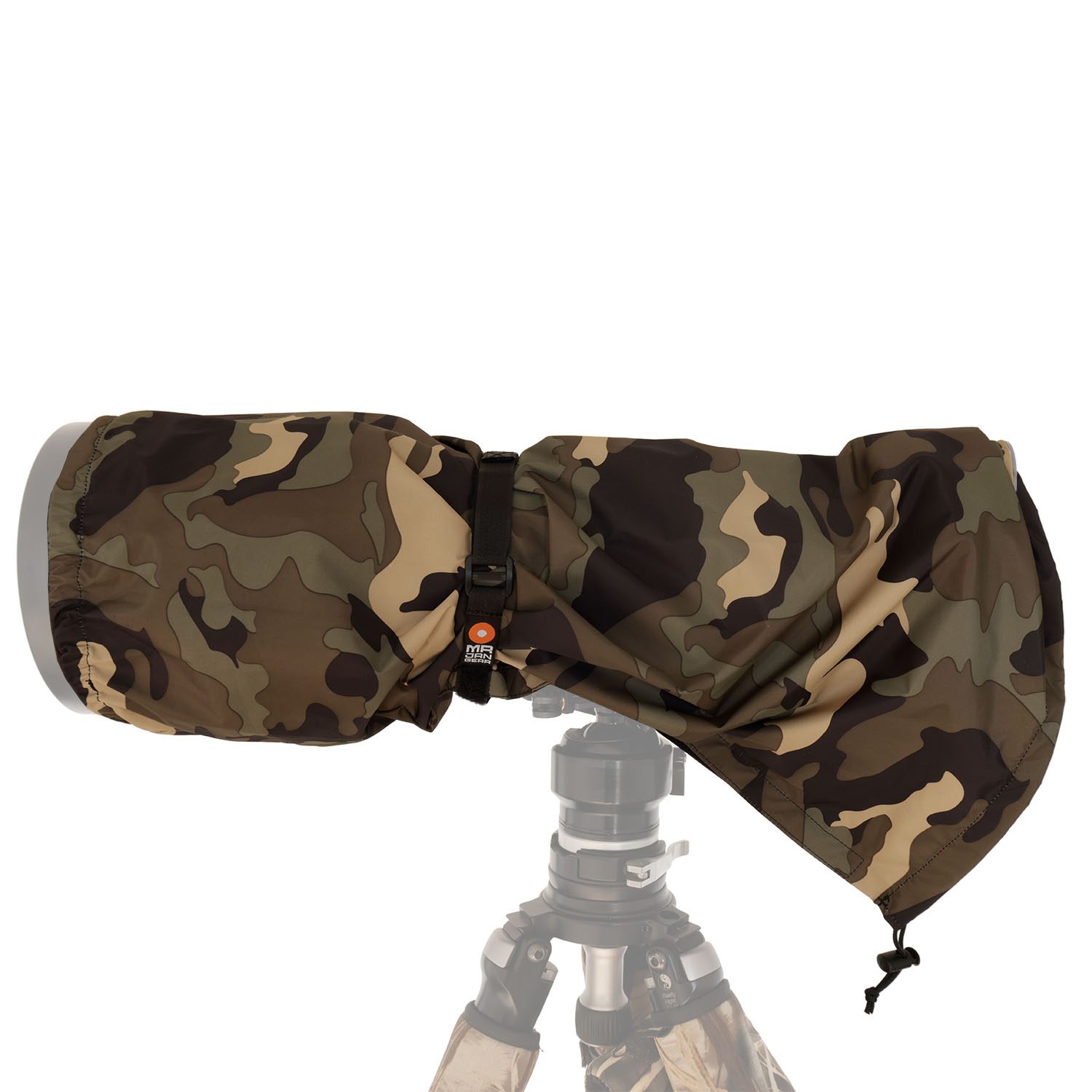 MR JAN GEAR Showercap Regenschutz für Kamera & Objektiv Camouflage - ⌀ 18 cm,  Länge 70 cm - Farbe: Camouflage | Regenschutz Größe: L ⌀ 18 cm,  Länge 70 cm