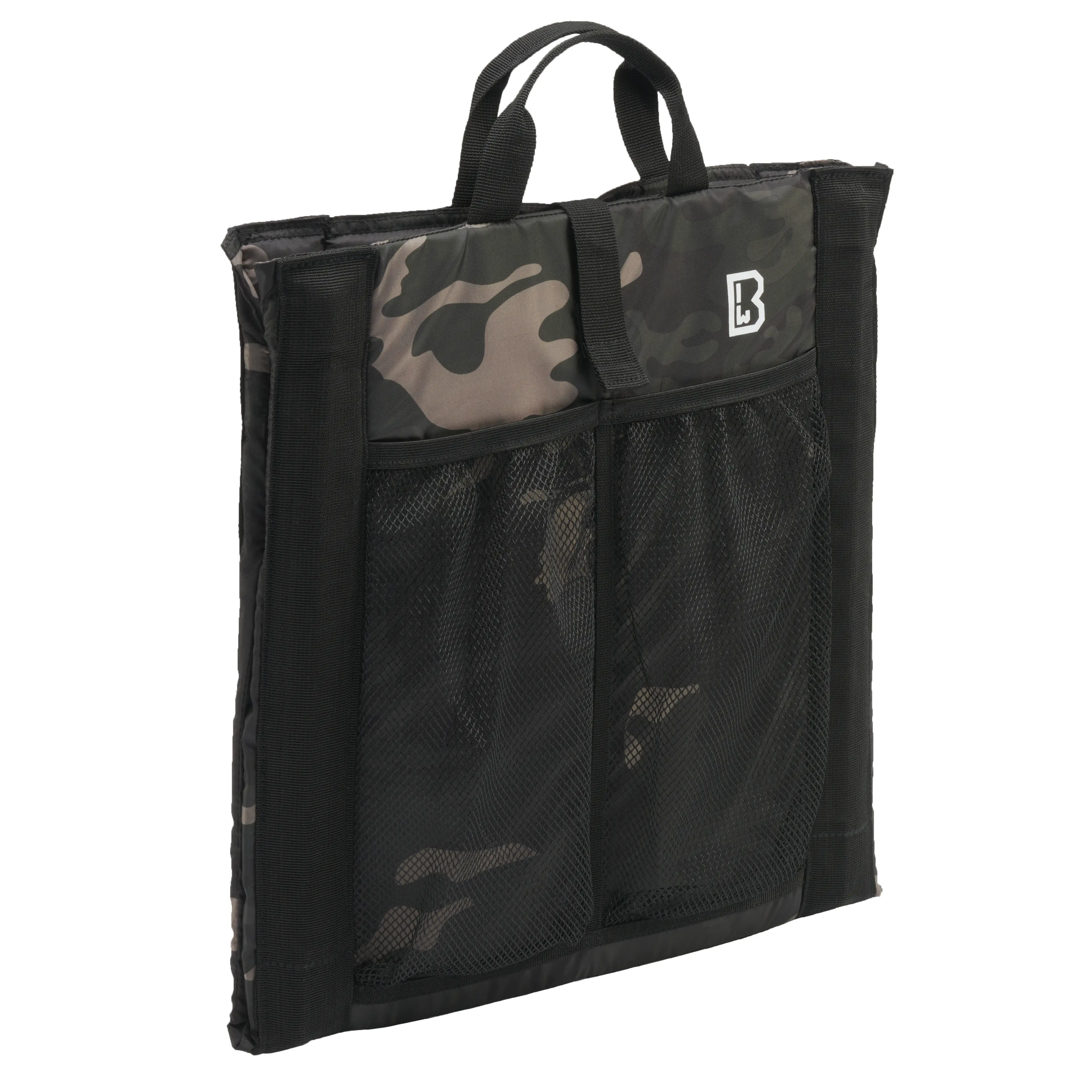 Brandit Wear Foldable Seat - faltbares Sitzkissen mit Lehne Darkcamo - Brandit Wear Muster: Darkcamo