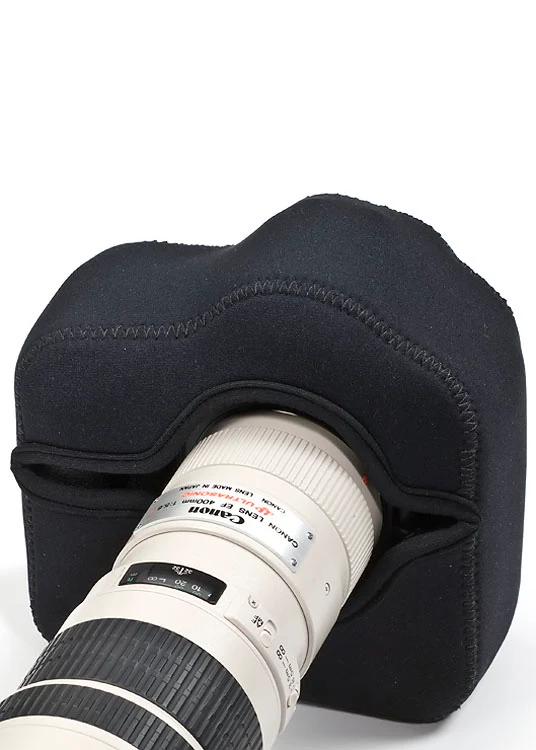 LensCoat™ Kameraschutz BodyGuard™ R mit Griff  Schwarz