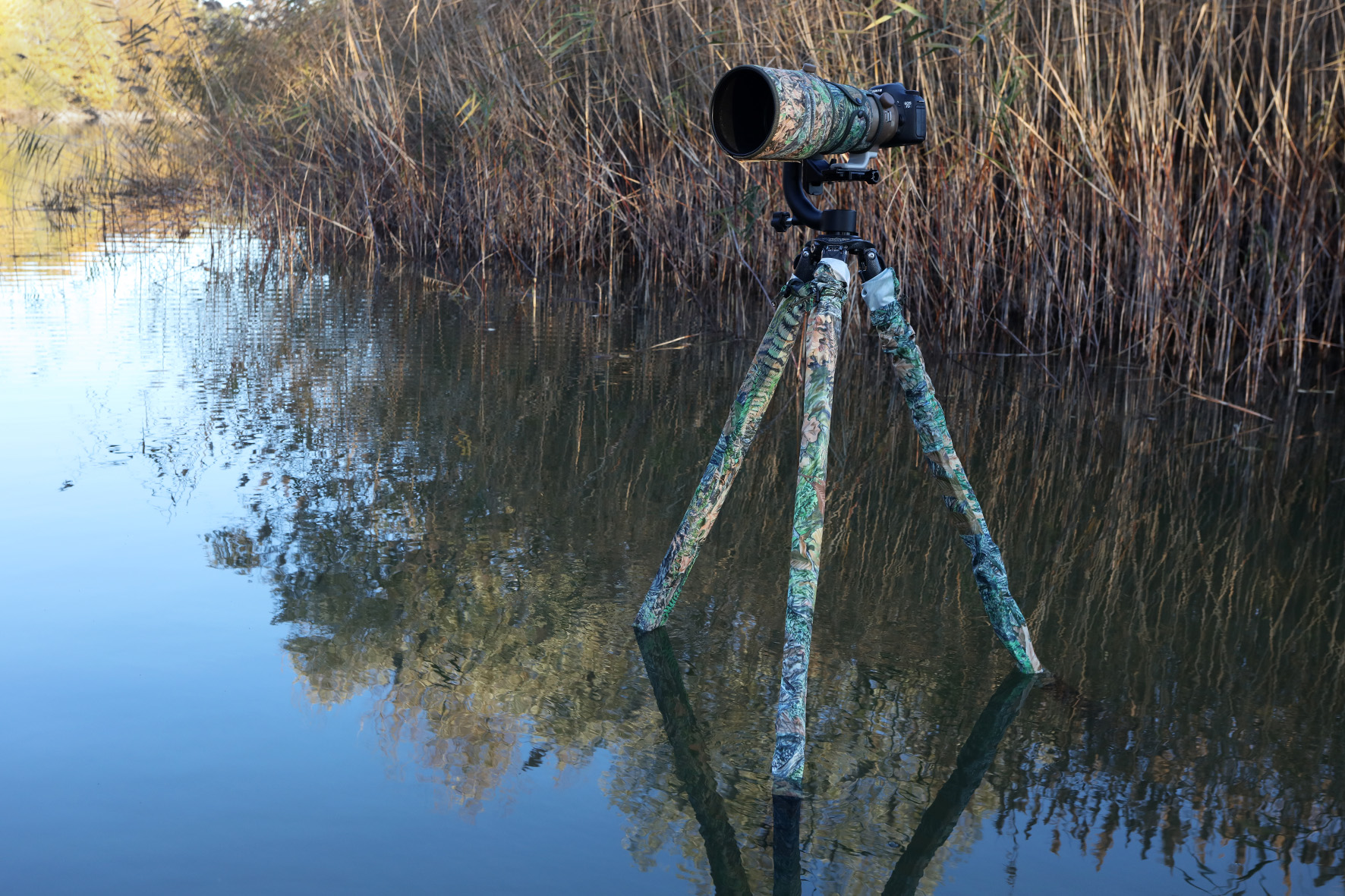 Camshield Avocet - wasserdichte Stativbeinüberzüge Autumn (All season) - Tarnmuster: Autumn (All season)