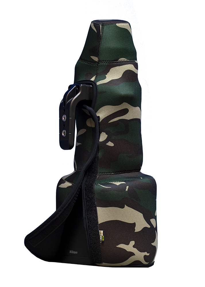 LensCoat TravelCoat für Nikon Z 600mm f/4 TC VR S mit Sonnenblende Forest Green Camo - Farbe:  Forest Green Camo LensCoat