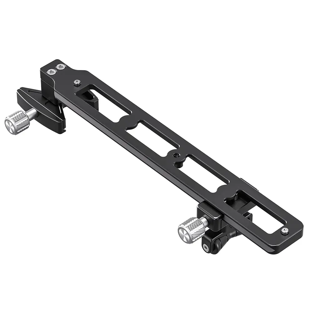 Leofoto VR-150LS rail téléobjectif à double pivot avec pince à dégagement rapide (295 mm de long)