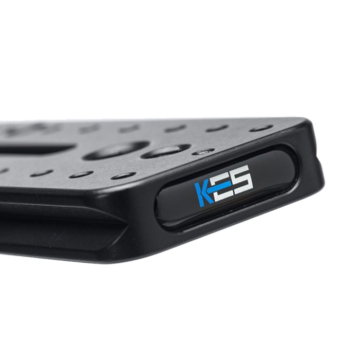 Placa de objetivo universal Kirk KLP-450-2NL (114 mm) con montura QD y 2 tornillos