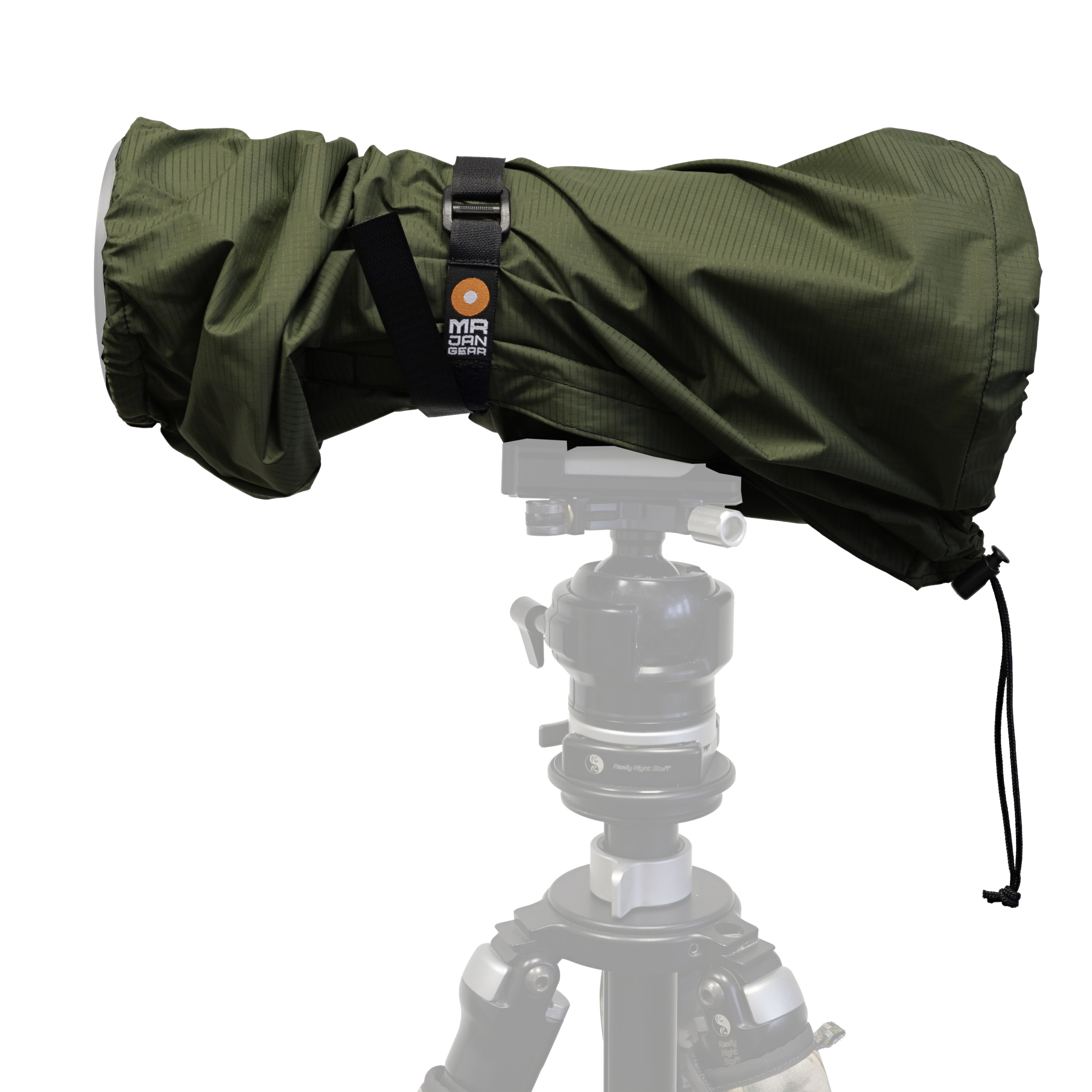 MR JAN GEAR Showercap  Regenschutz für Kamera & Objektiv Khaki - ⌀ 14 cm,  Länge 52 cm - Farbe: Khaki | Regenschutz Größe: M ⌀ 14 cm,  Länge 52 cm