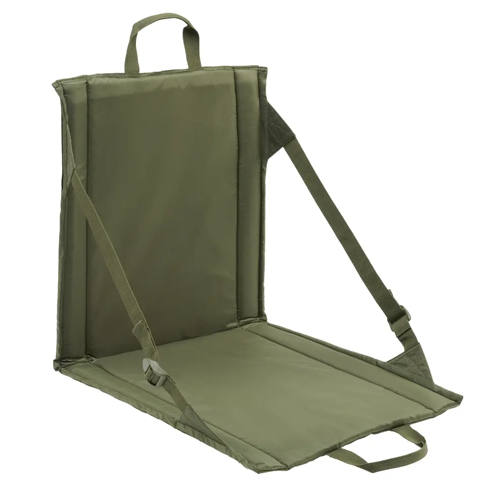 Brandit Wear Foldable Seat - faltbares Sitzkissen mit Lehne Olive - Brandit Wear Muster: Olive