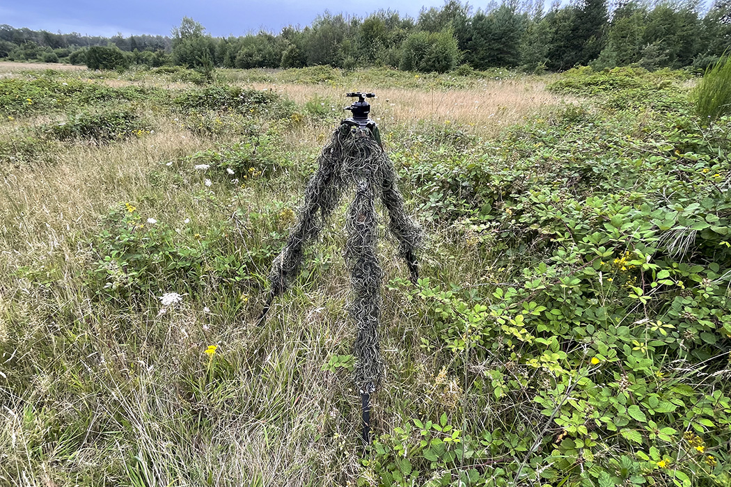 Tragopan Ghillie Khaki camuflaje para patas de trípode (juego de 3)