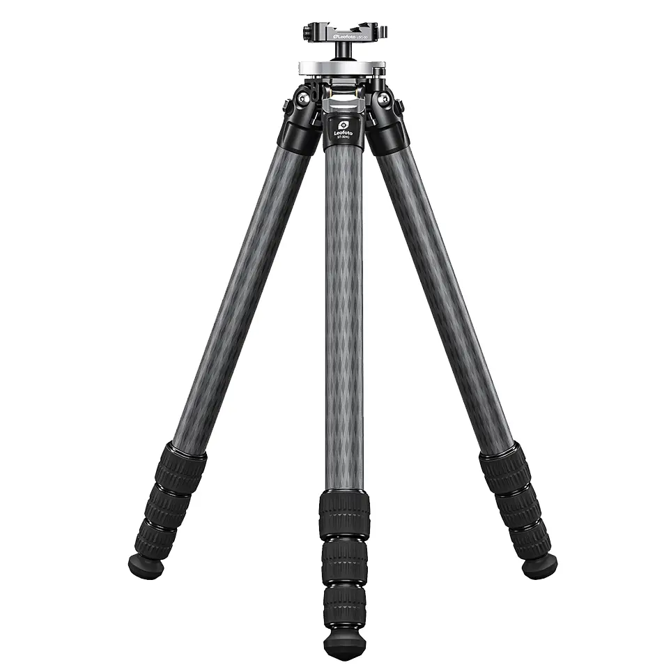 Leofoto ST-364C trípode de carbono de tres patas con rótula integrada (Arca y Picatinny)