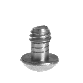 Really Right Stuff B104 - 1/4"-20 Rundkopfschraube mit Innensechskant 3/8 Zoll lang, unverlierbar