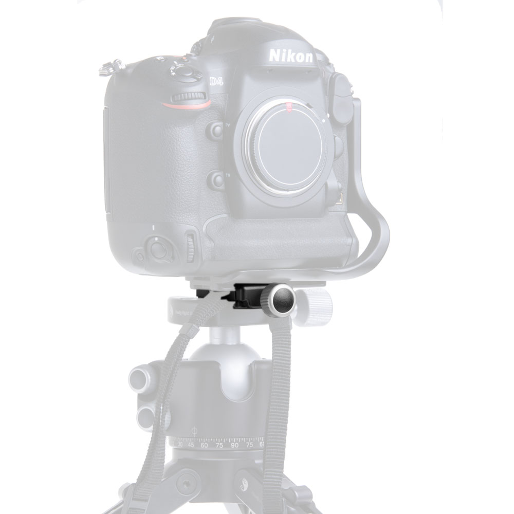 Really Right Stuff B2-FABN: Mini-Schnellwechselklemme mit 1/4" Gewindebohrung und 3 Gurtösen